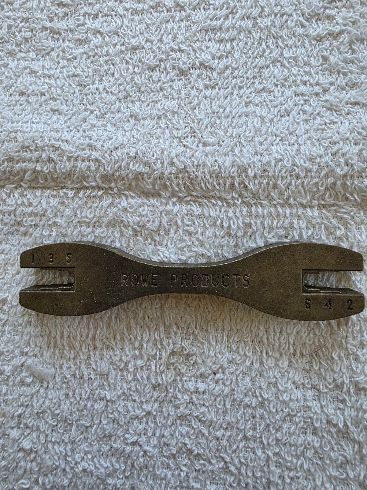 ROWE PRODUCTS New Double Open-End Spoke Wrench 3/8 in & 5/32 in, 135 642