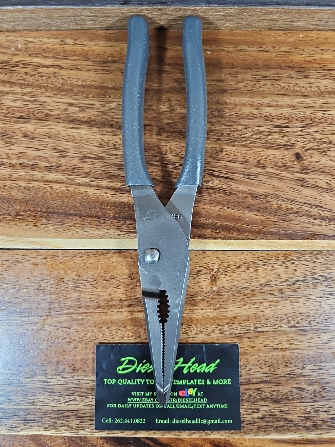 NEW Snap On LN47ACF 9″ Needle Nose/Slip-Joint DARK TITANIUM Pliers FREE SHIPPING
