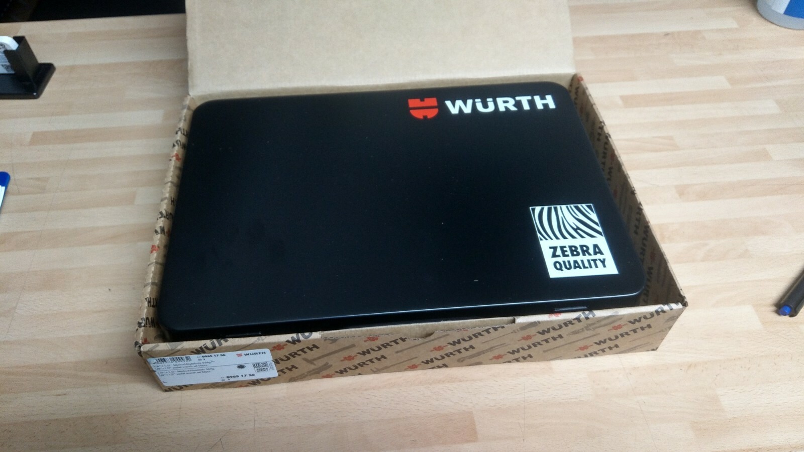 Wurth Zebra 56 Piece 1/4in & 1/2in Drive Socket Set Metric 4 – 32mm 09651756