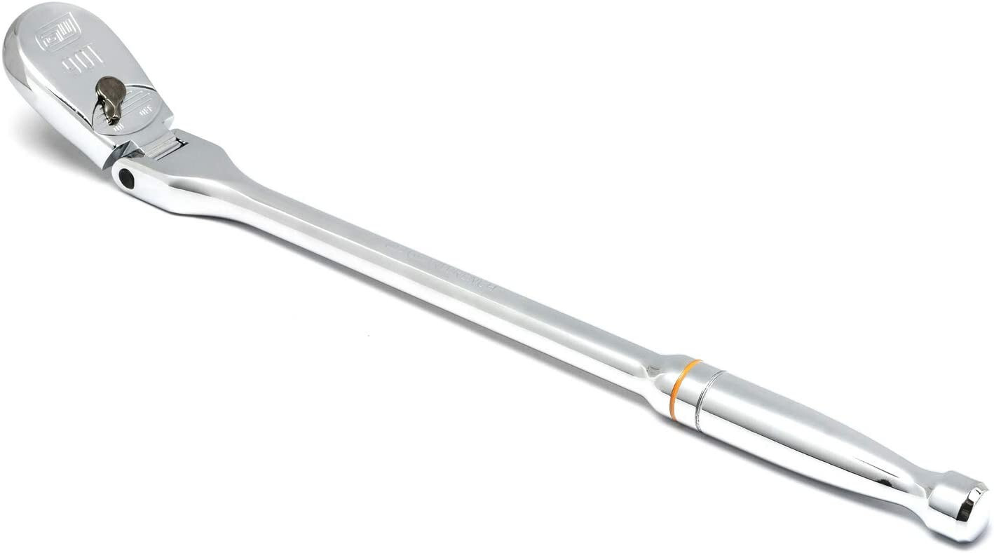 GEARWRENCH 81306T – 1/2″ Dr 90 Tooth Flex Head Teardrop Ratchet 17″