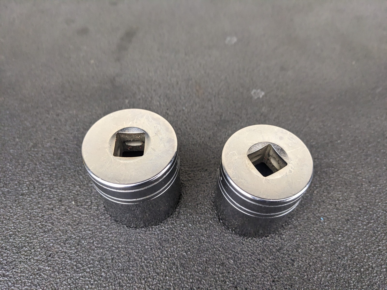 #bp073 Snap-on Tools USA TW381 TW401 1/2″ Drive SAE 6pt Chrome Sockets