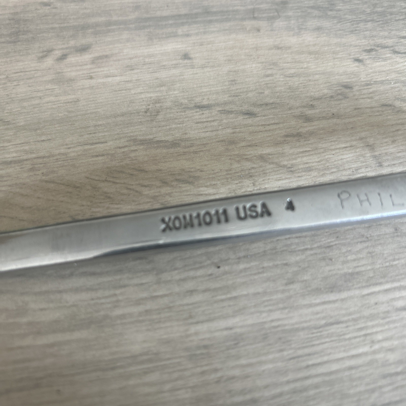 Snap On XOM1011 10mm 11mm Offset Metric Ring Spanner Box End Wrench USA