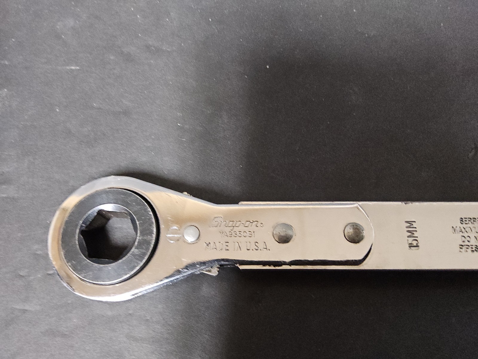 Snap-on Tools 15mm Serpentine Belt Tensioner Tool Wrench Ya9350 B1 Usa