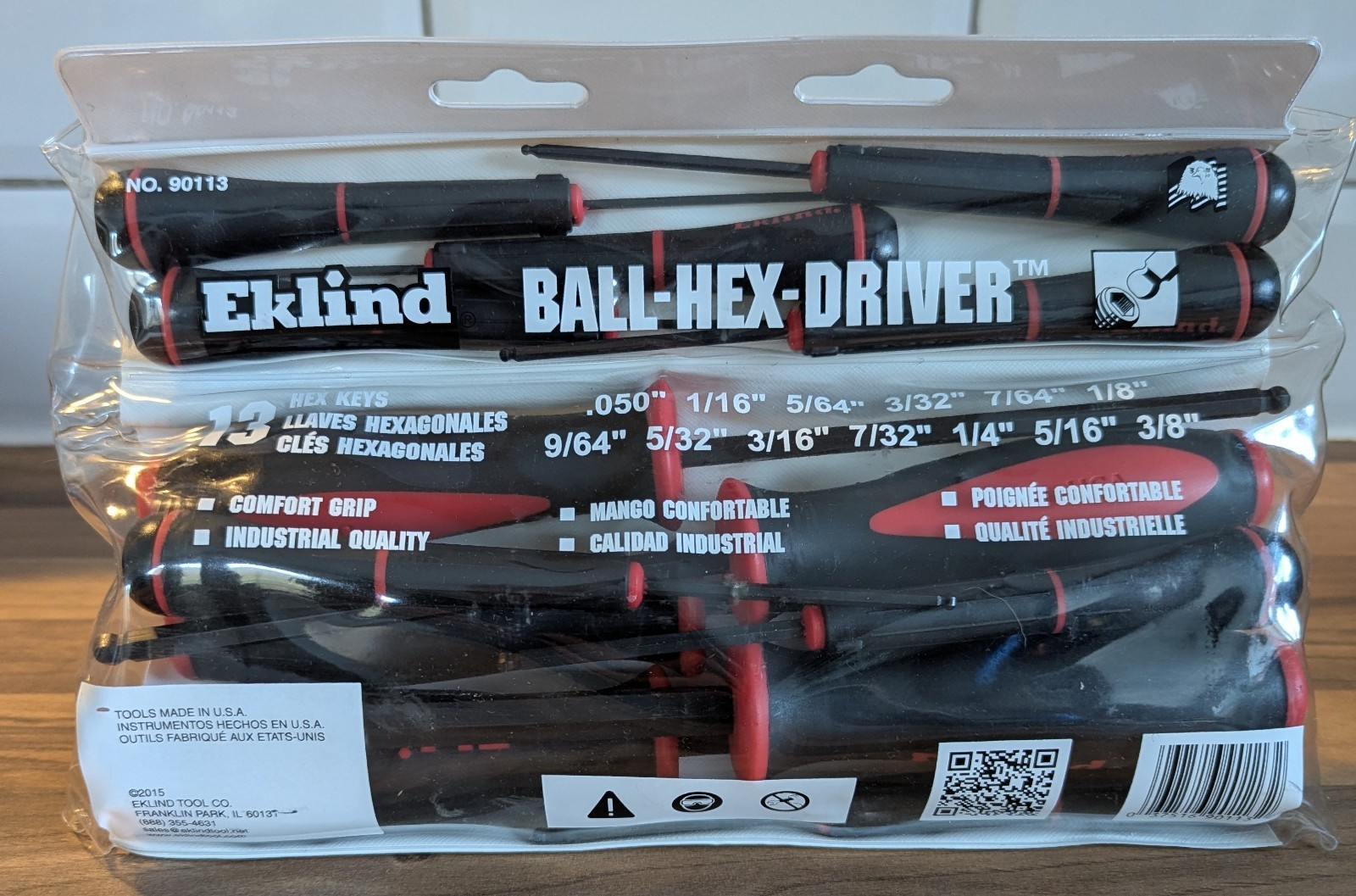 Eklind 13-Piece Ball Hex Screwdriver Set Eklind Tool Company 90113