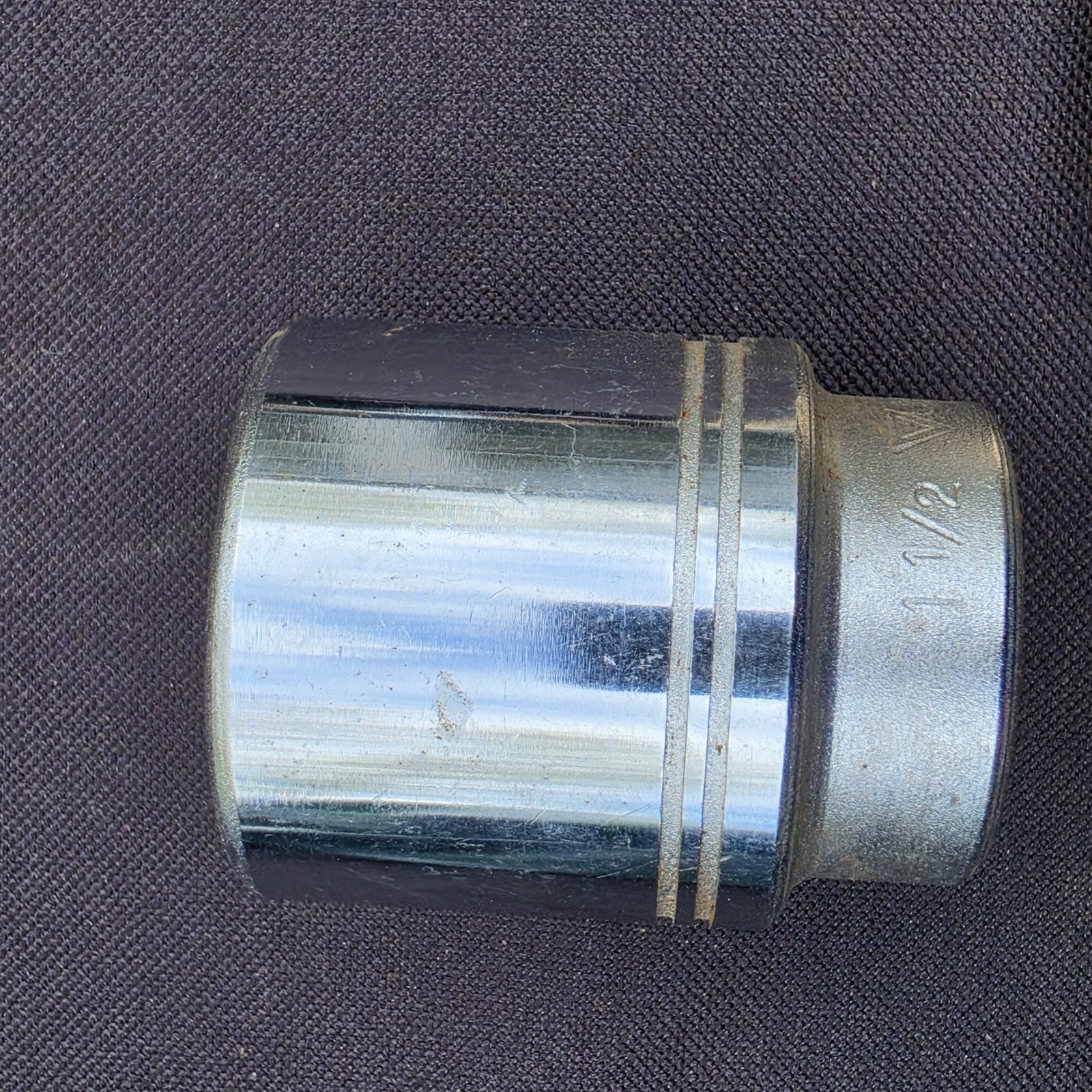 Vulcan By Williams USA H-1248 1 1/2″ 3/4″ Drive 12 Point Socket. Clean Vintage