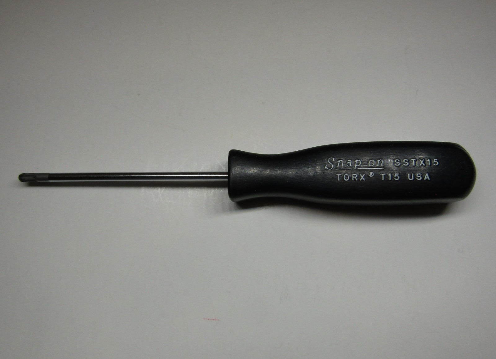 Snap On SSTX15 *Torx* Driver T15 Screwdriver w/ Black Hard Handle – U.S.A.