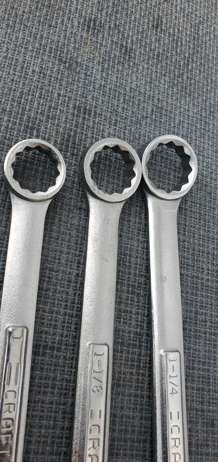Craftsman 44708 1 1/4″ 44707 1 1/8″ 44705 1″ Wrenches In Great Condition Usa
