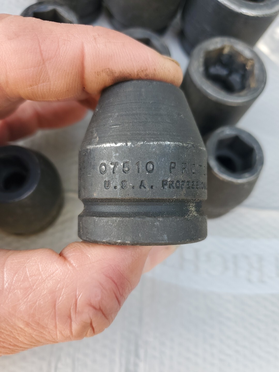 9 Proto Impact Socket 3/4″ Drive Professional 9/16 To 1 5/16 07509 07521