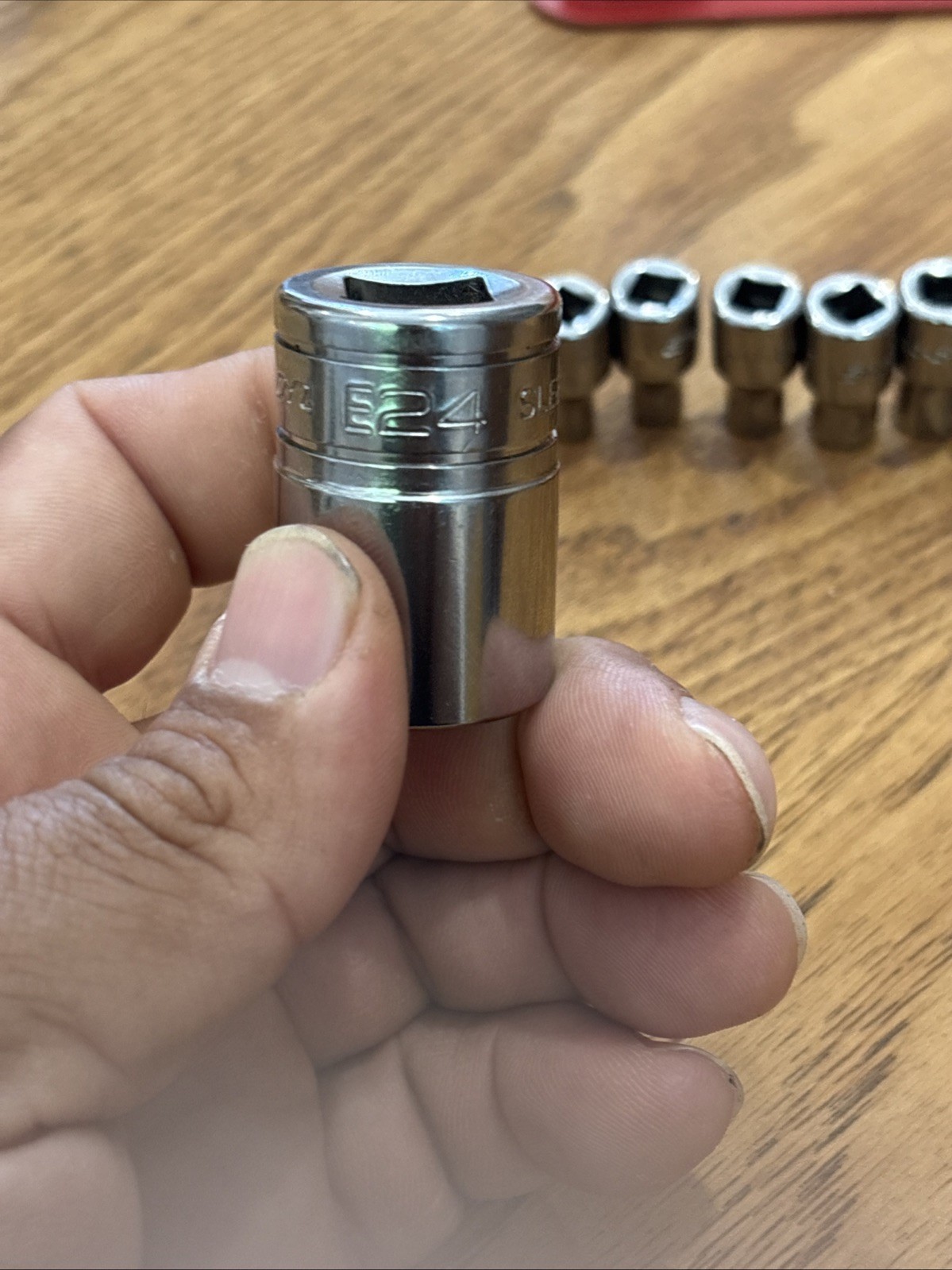 13 Piece Snap-on Shallow Drive Torx Socket Set With Magnet Tray