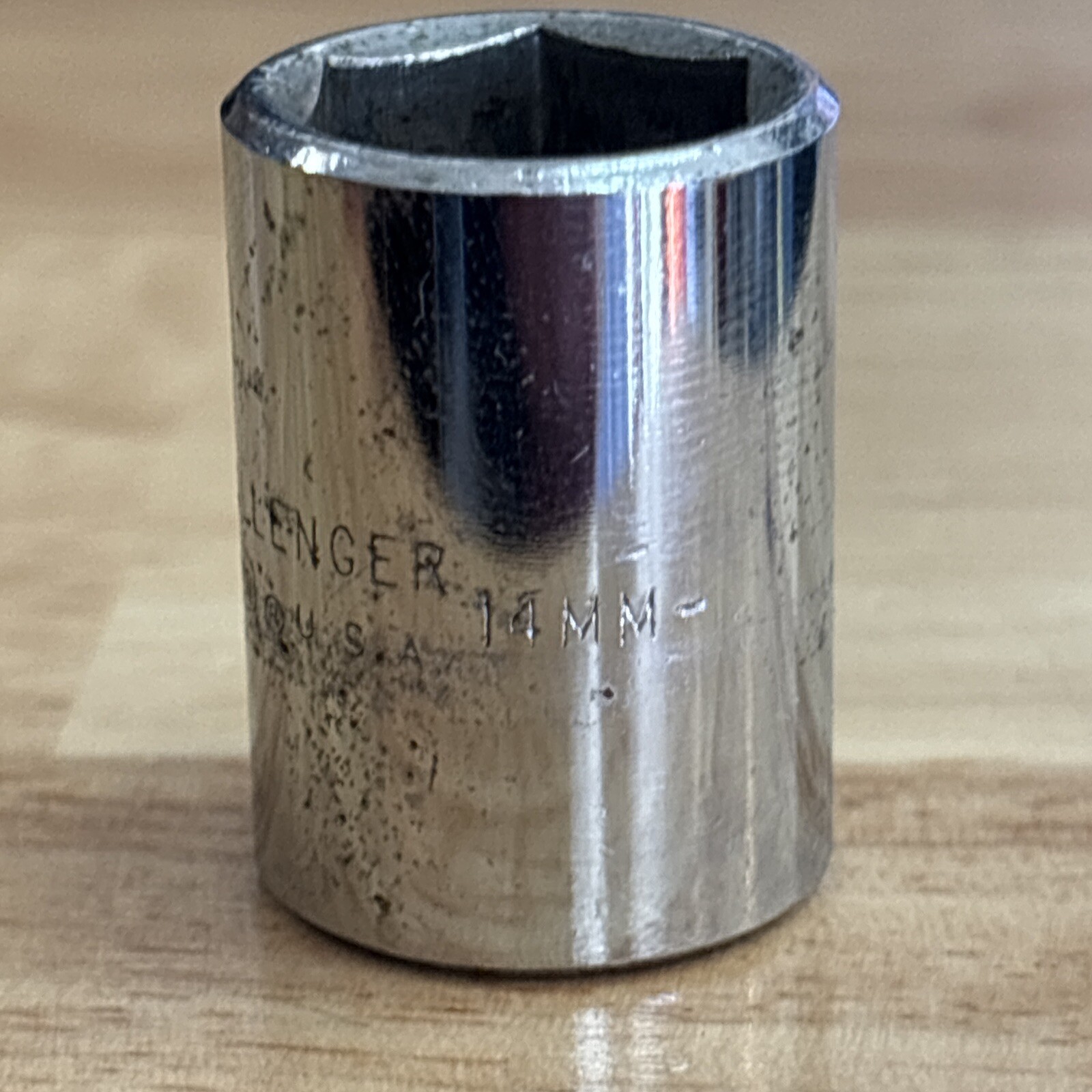 Proto Challenger 14mm Shallow Socket 3/8″ Drive 6 Point 1214M USA