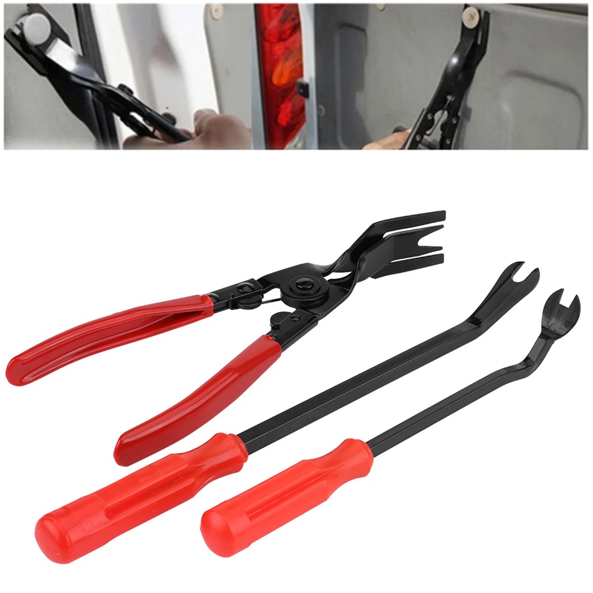 ZPY Car Clip Pliers Removal Tool Set – 3 Pack for Rivets Fasteners Push Pins