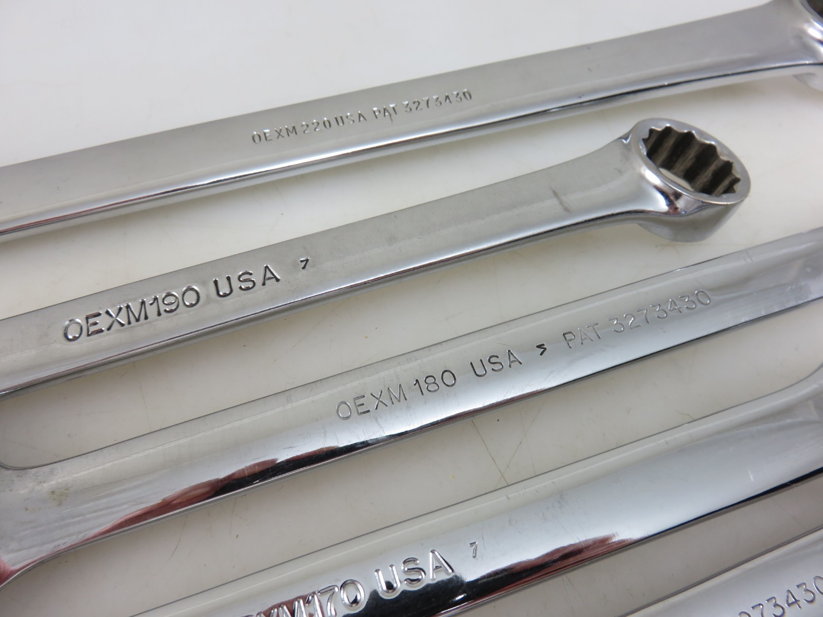 Snap-On METRIC OEXM Series Combination Wrench 11pc Set 10mm-19mm + 22mm