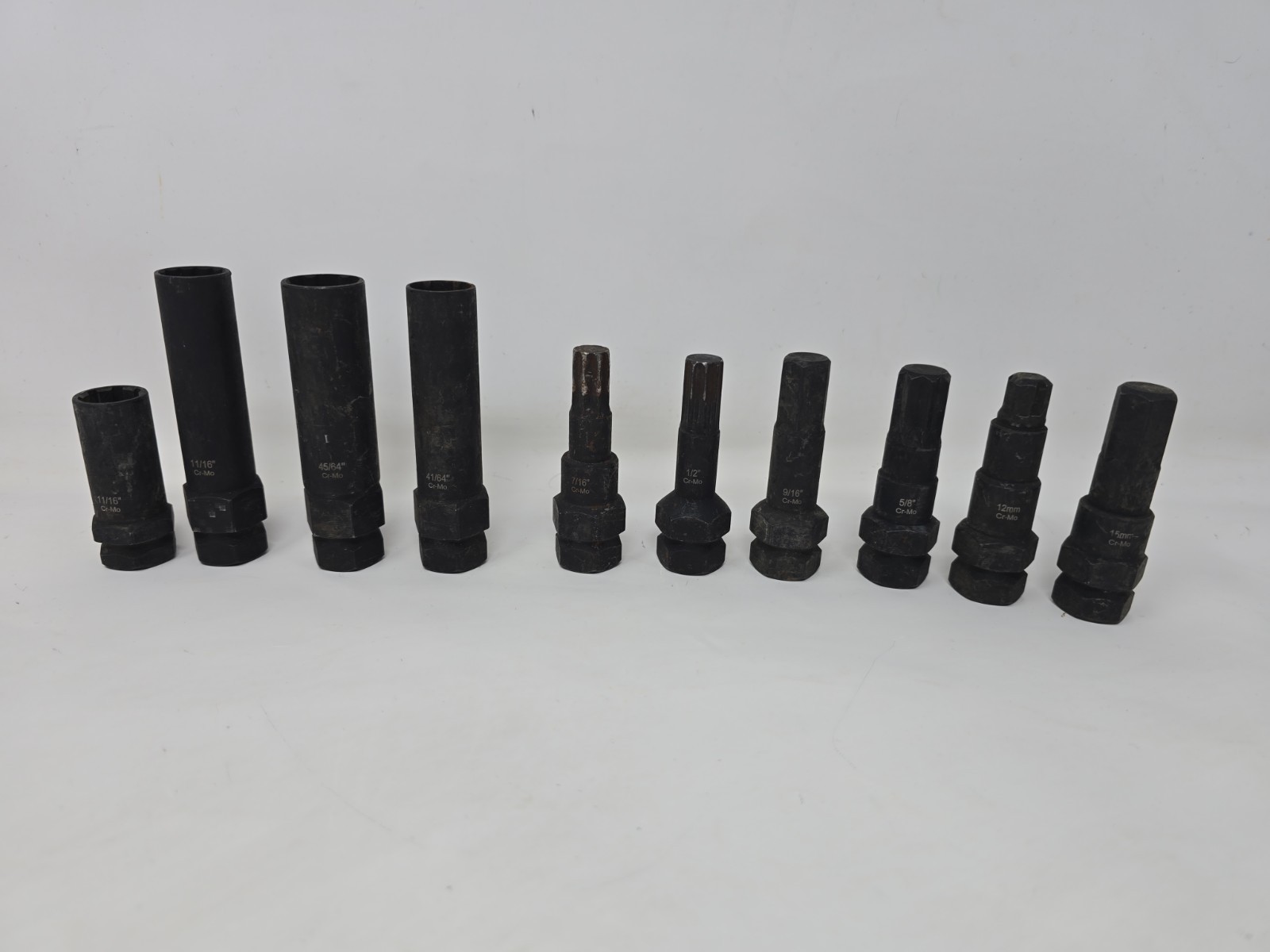 10pcs Locking Lug Nut Master Set Wheel Lock Key Removal Tool Kit double hex-head