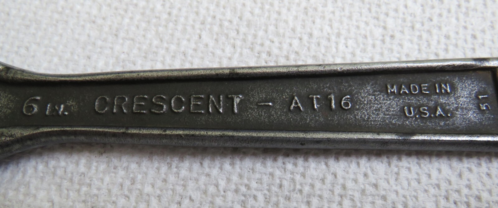 Crescent – AT16 Black Oxide Adjustable Wrench JAMESTOWN N.Y. – MADE IN U.S.A.