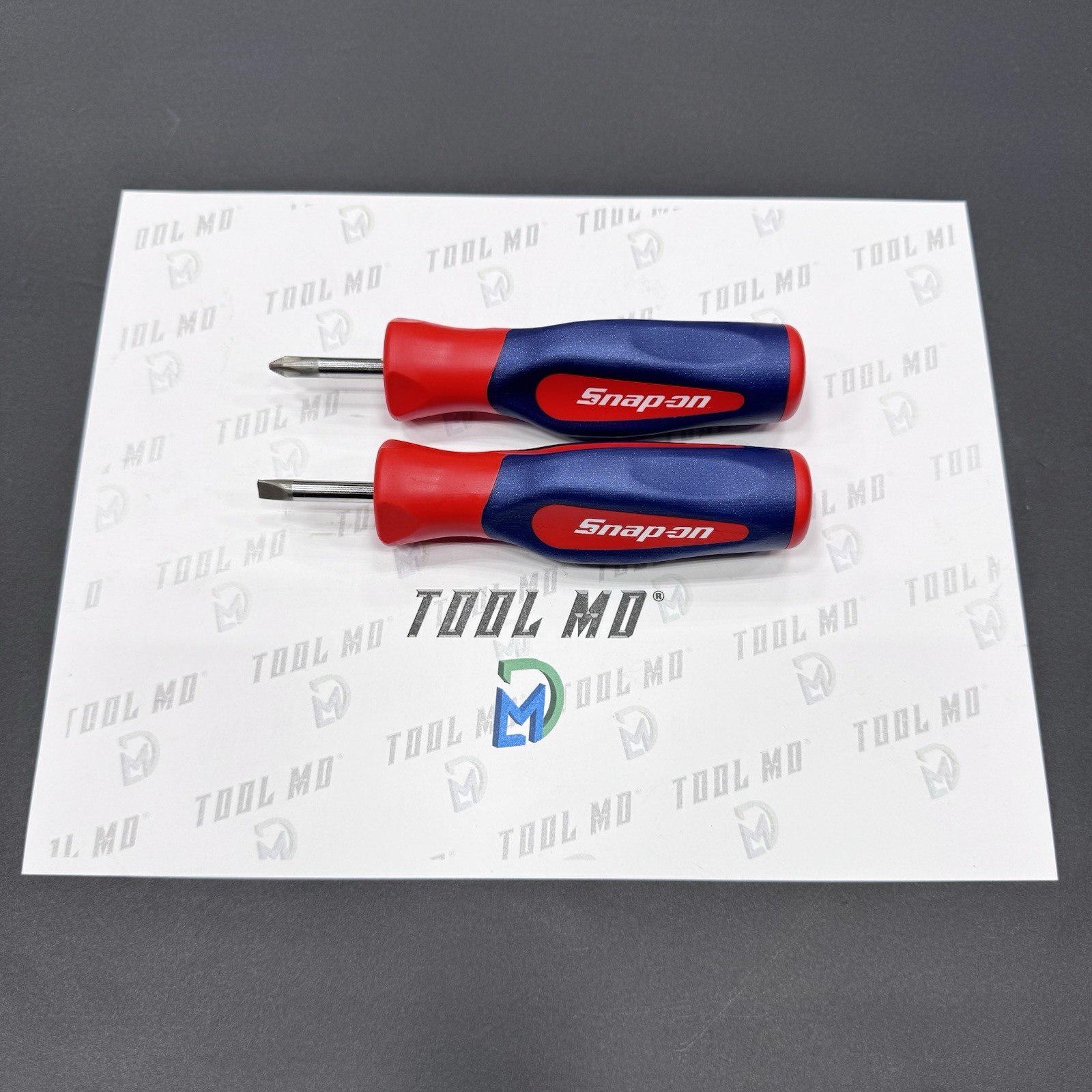 Snap-on Tools AMERICA 250th Anniversary Hard Grip STUBBY Screwdrivers SHDP22IRA