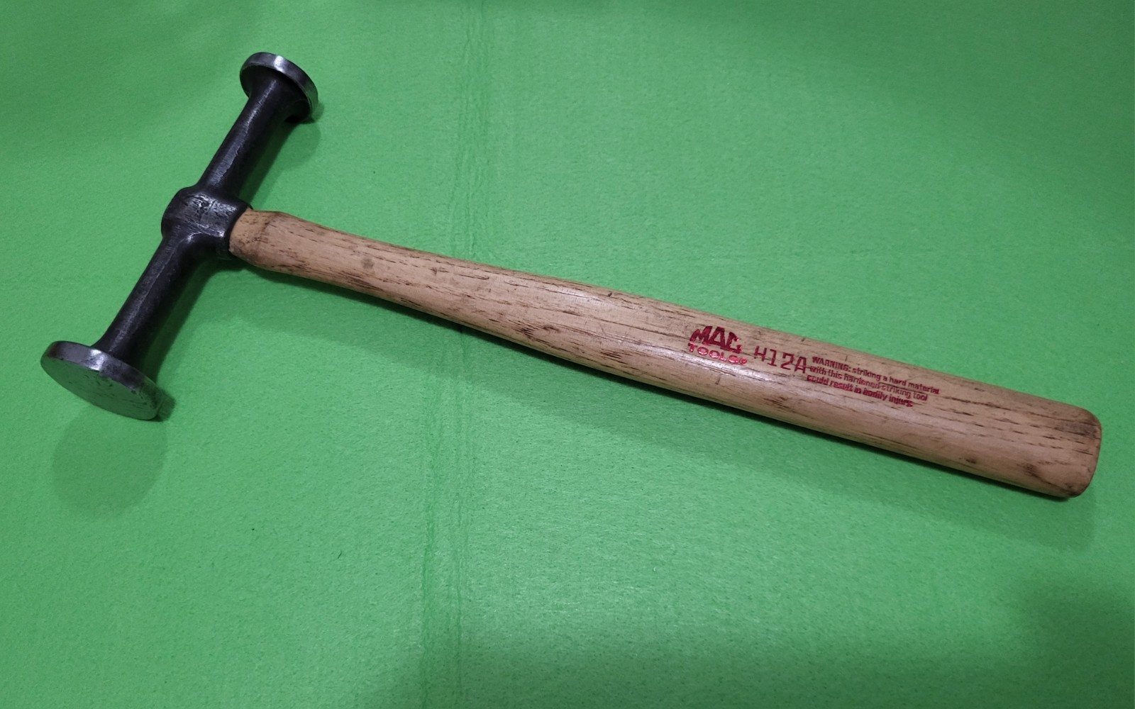 Fairmount Auto Body Hammer #150-G Wood Handle w/ Mac Tools H12A Vintage