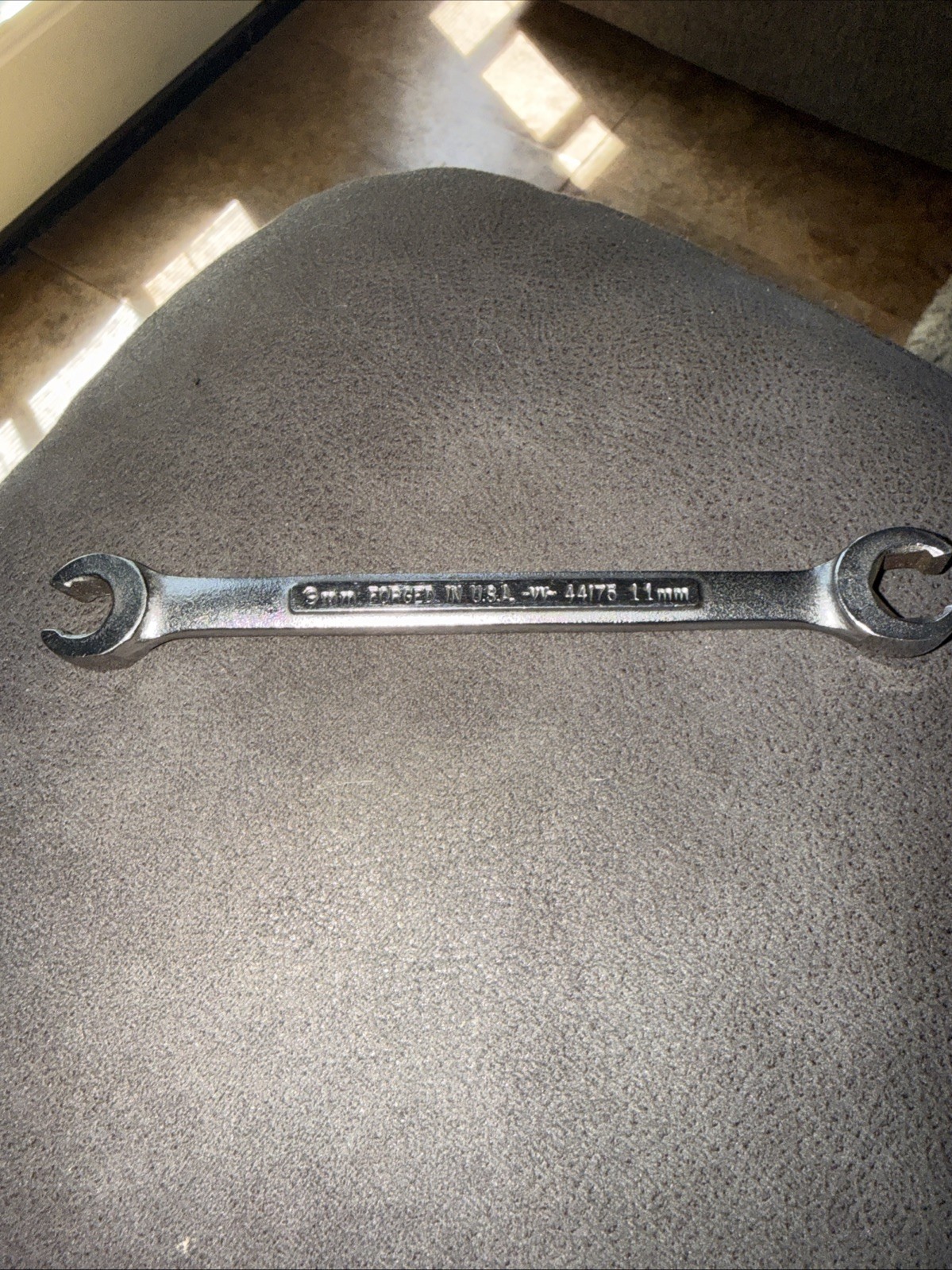 Craftsman 9mm x 11mm Double Flare Nut Line Wrench VV Series 44175 USA READ!