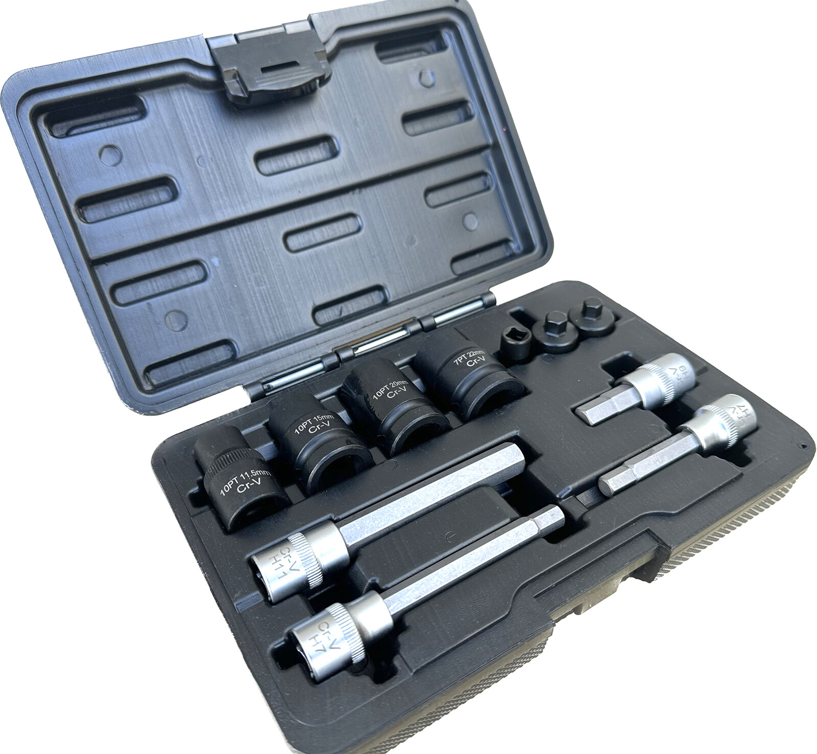 11pcs Brake Pad Screw Remover Brake Caliper Sockets & Bit Set For Audi VW VAG