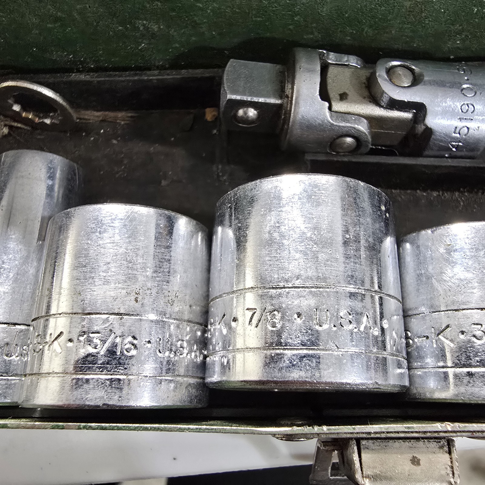 S-K Tools 3/8 SAE 17 Pc 12 Point 6 Point Socket Set Mac Craftsman 20 Photos READ