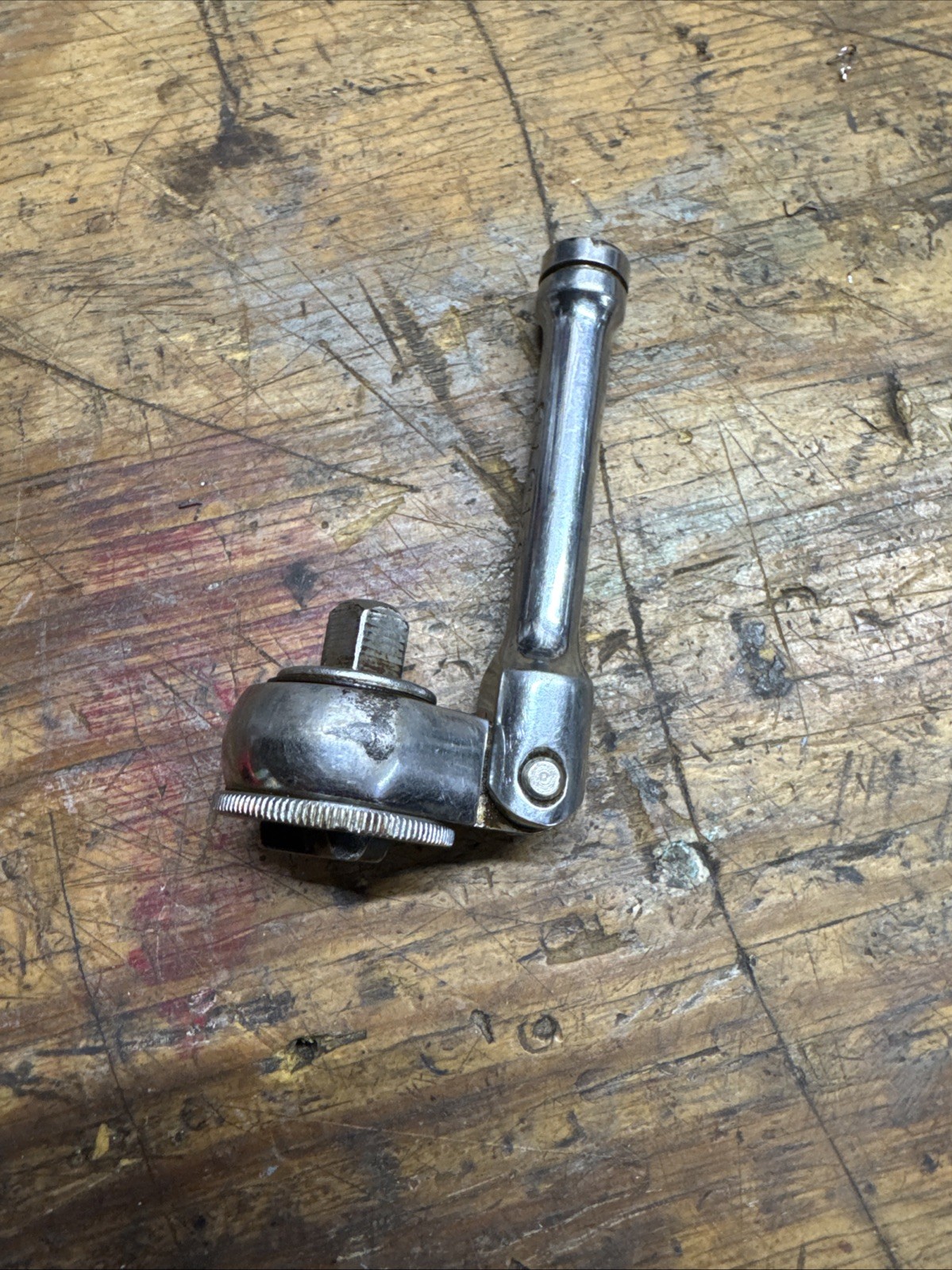 Vintage Craftsman 3/8″ Drive Ratchet Stubby Flex Head Compact Tight Space Short