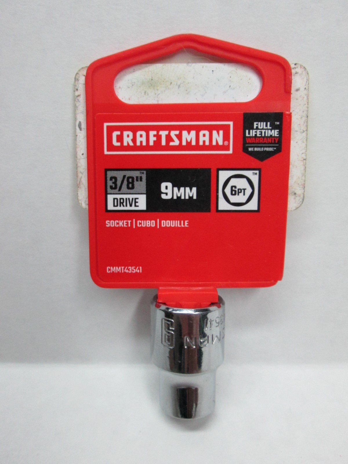 Craftsman 9mm Standard Socket 3/8″ Drive 6 point CMMT43541