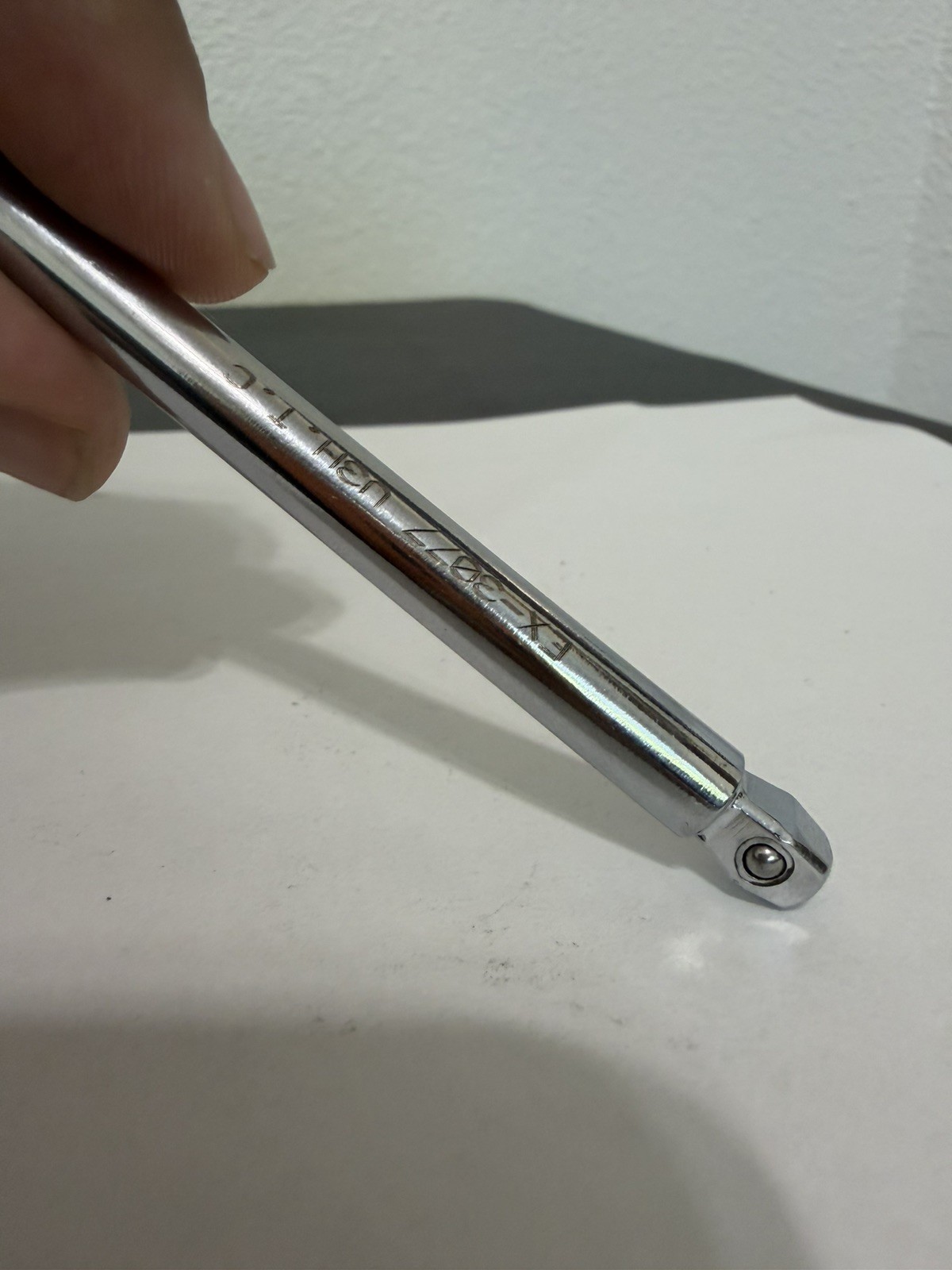 Snap-On TMXW4 1/4 Drive 4” Long Chrome Friction Ball Wobble Ext. Made in the USA