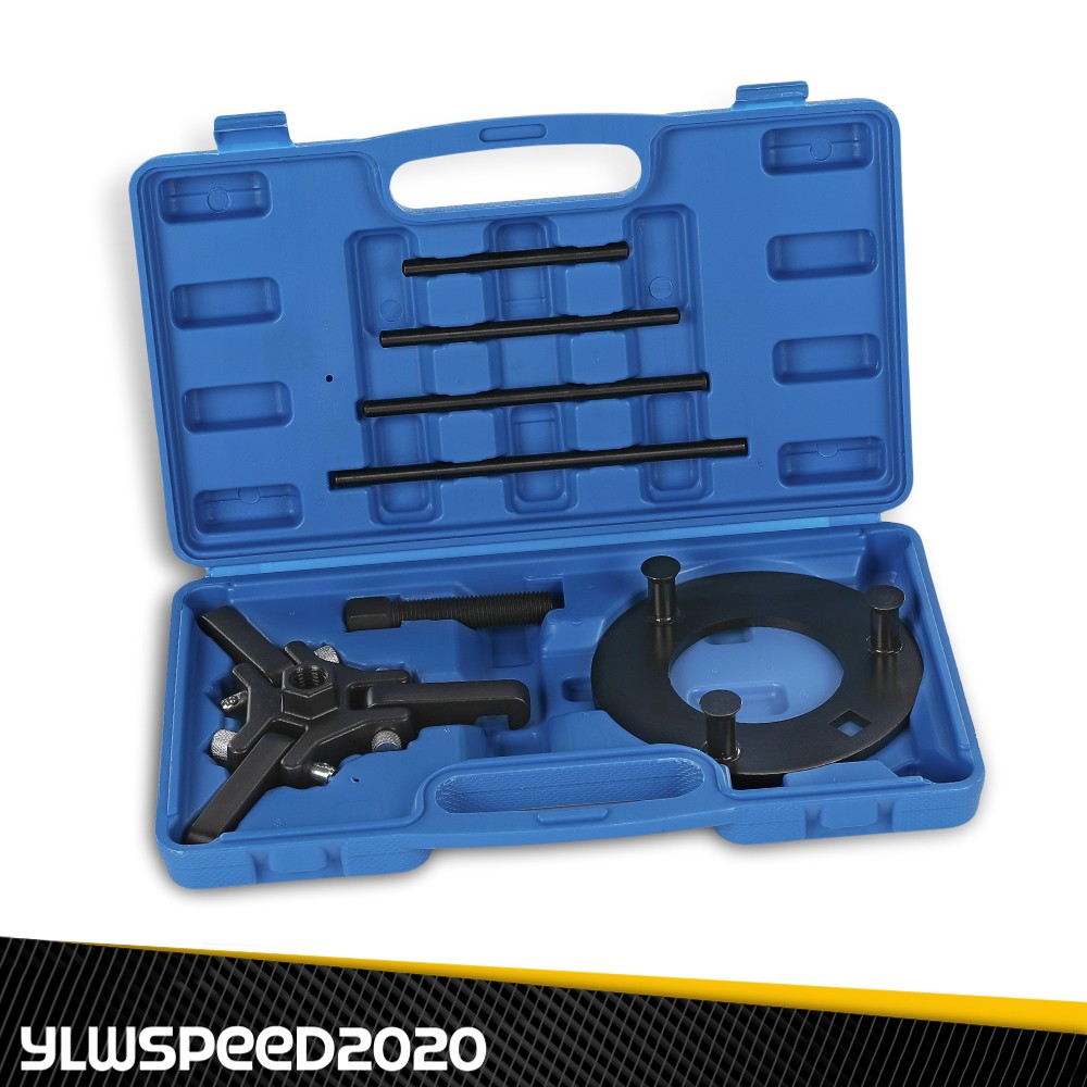 Harmonic Balancer Damper Pulley Puller Repairing Removing Garage Tool Set