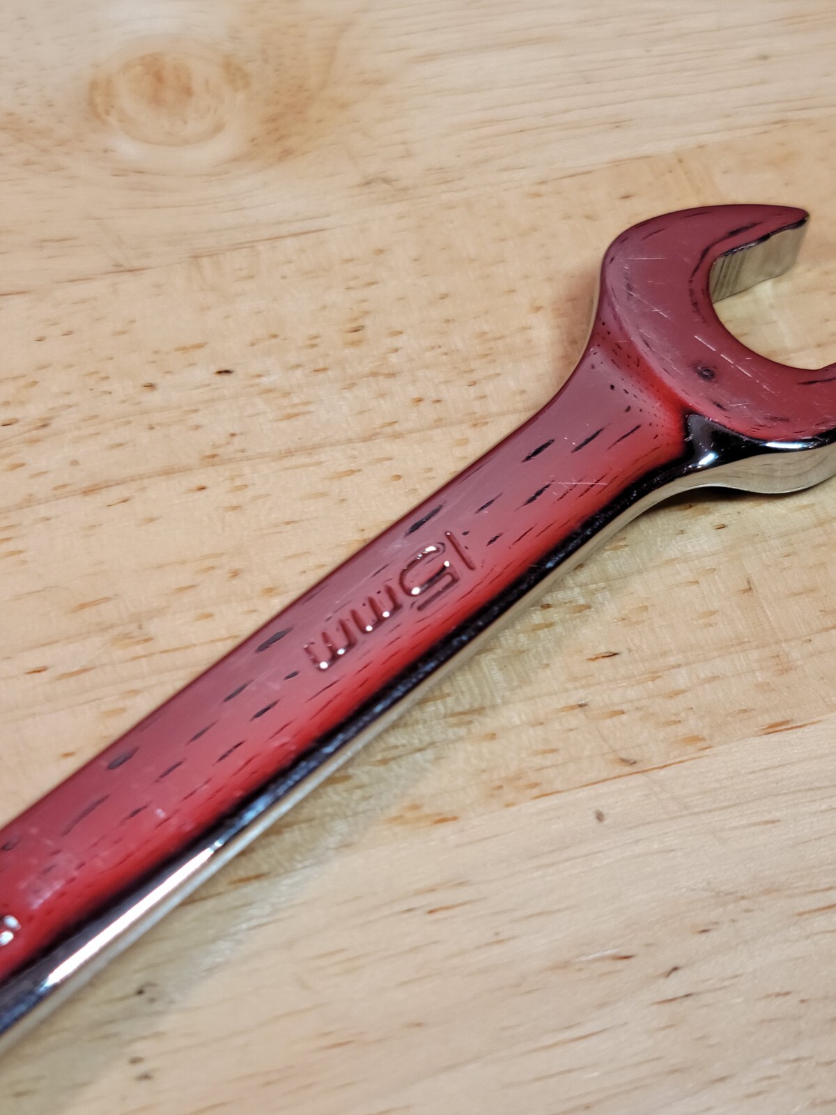 Snap-on Tools 15mm Metric Flank Drive Plus Combination Wrench SOEXM15