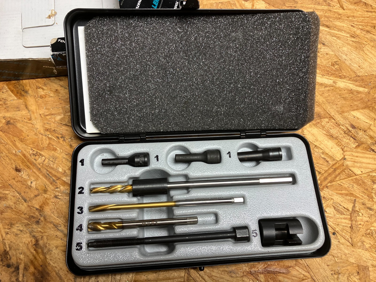 MUELLER-KUEPS 600 248 Glow Plug Drill Kit – M8X1 W/ Slide Hammer