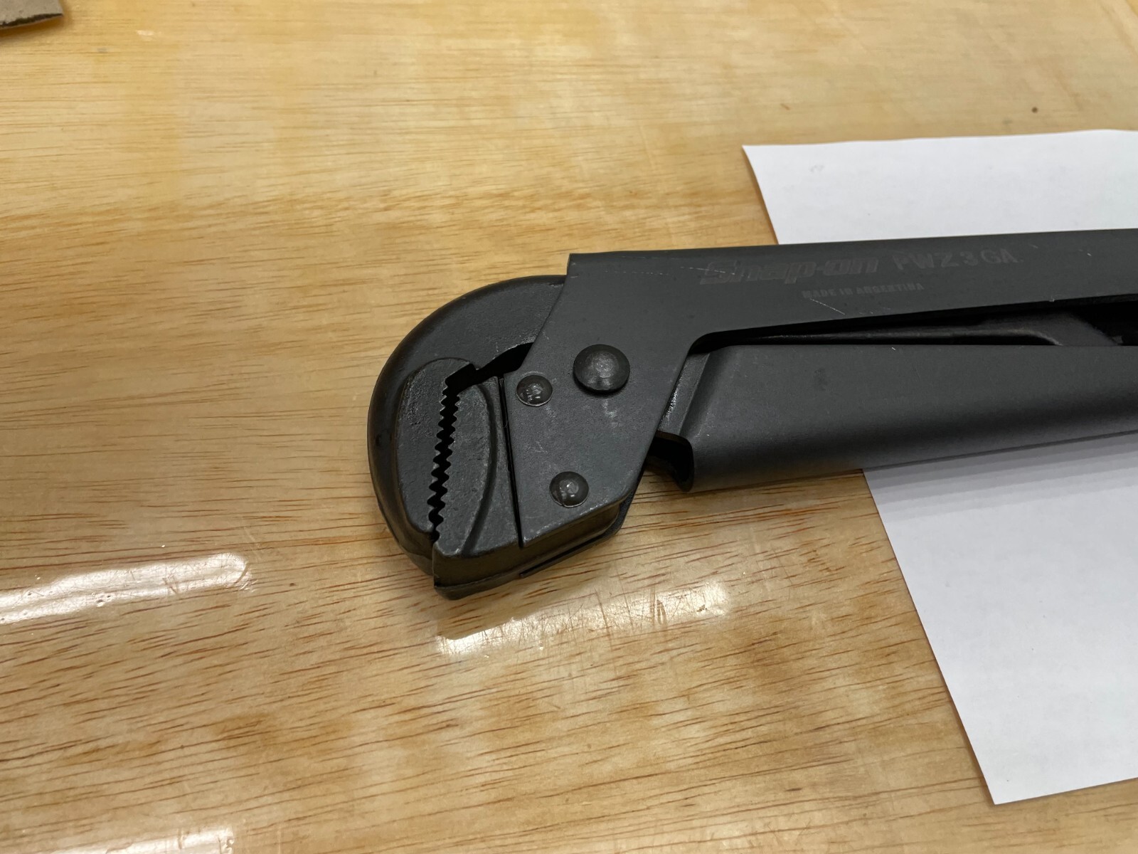 Snap-on Tools NEW GREEN 21-1/2″ Soft Grip Adjustable Plier Wrench PWZ3GA