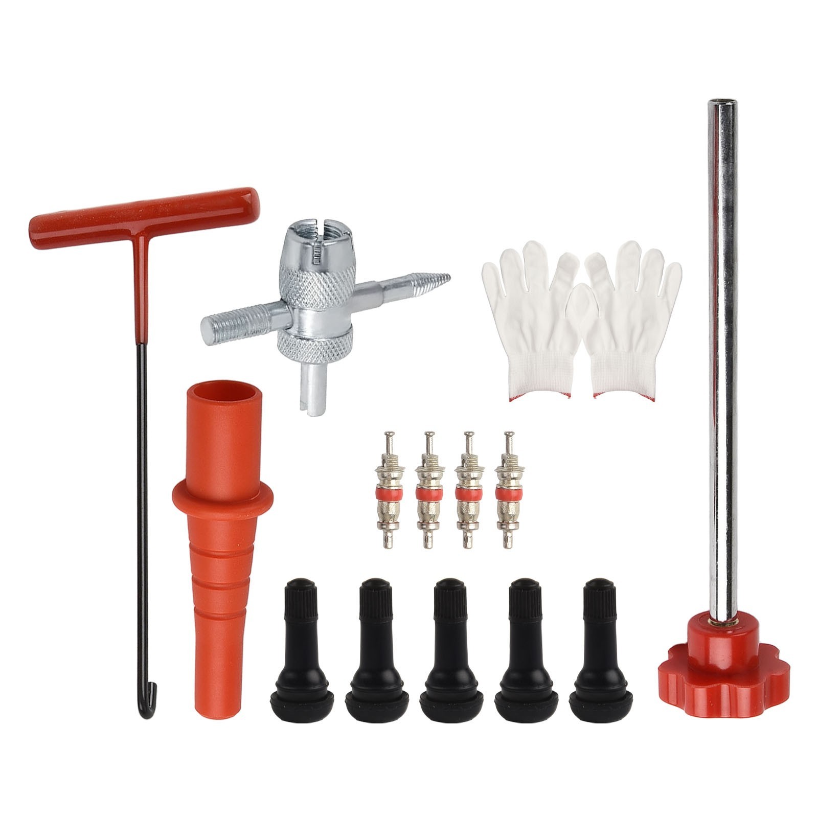 Complete 13PCS Tire Valve Stem Core Replacement Tool for Efficient Repairs