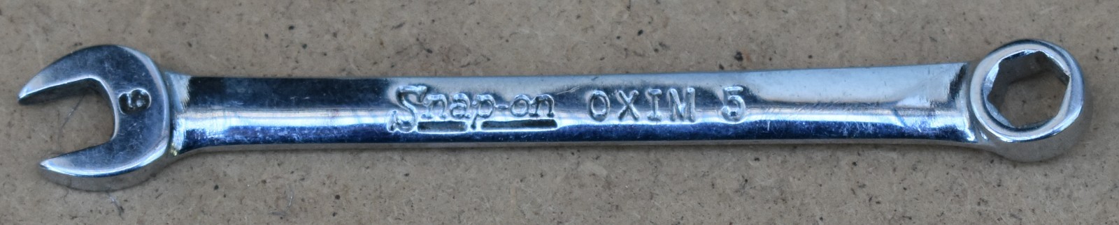 SNAP-ON TOOLS OXIM5, 5MM METRIC 6-POINT OPEN/BOX END COMBINATION WRENCH