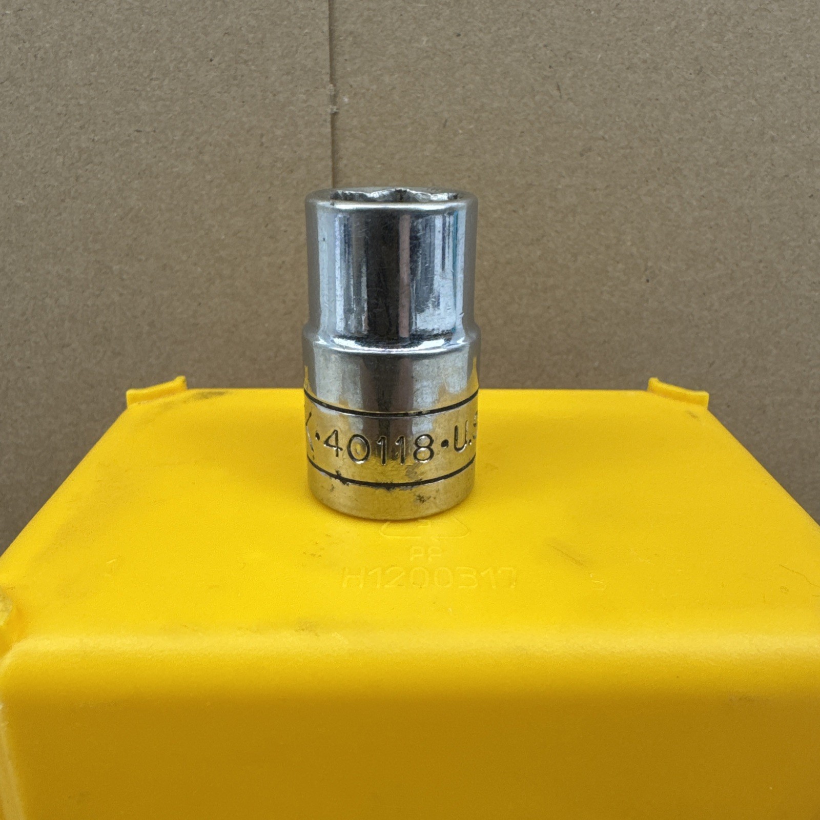 S-K 40118 9/16 6pt Socket 1/2″ Drive Made in USA