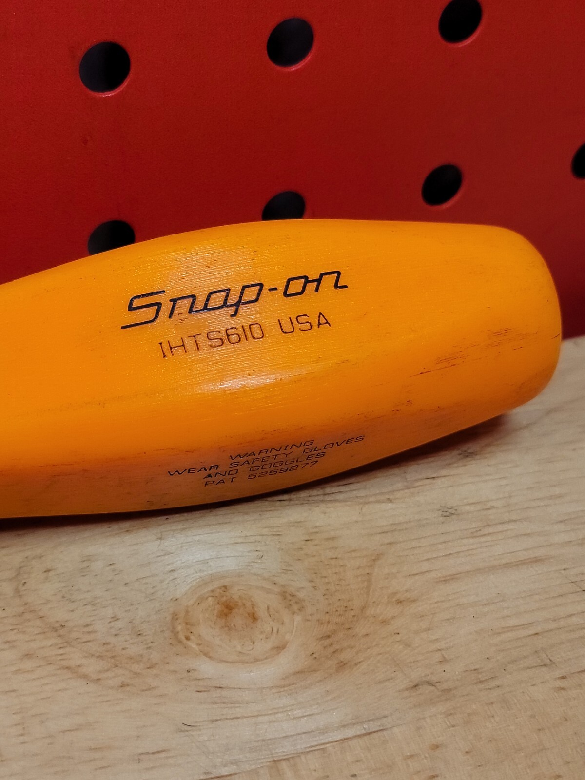 Snap-on Tools ORANGE Flat Head Tip Non-Conductive Composite Screwdriver 1000V