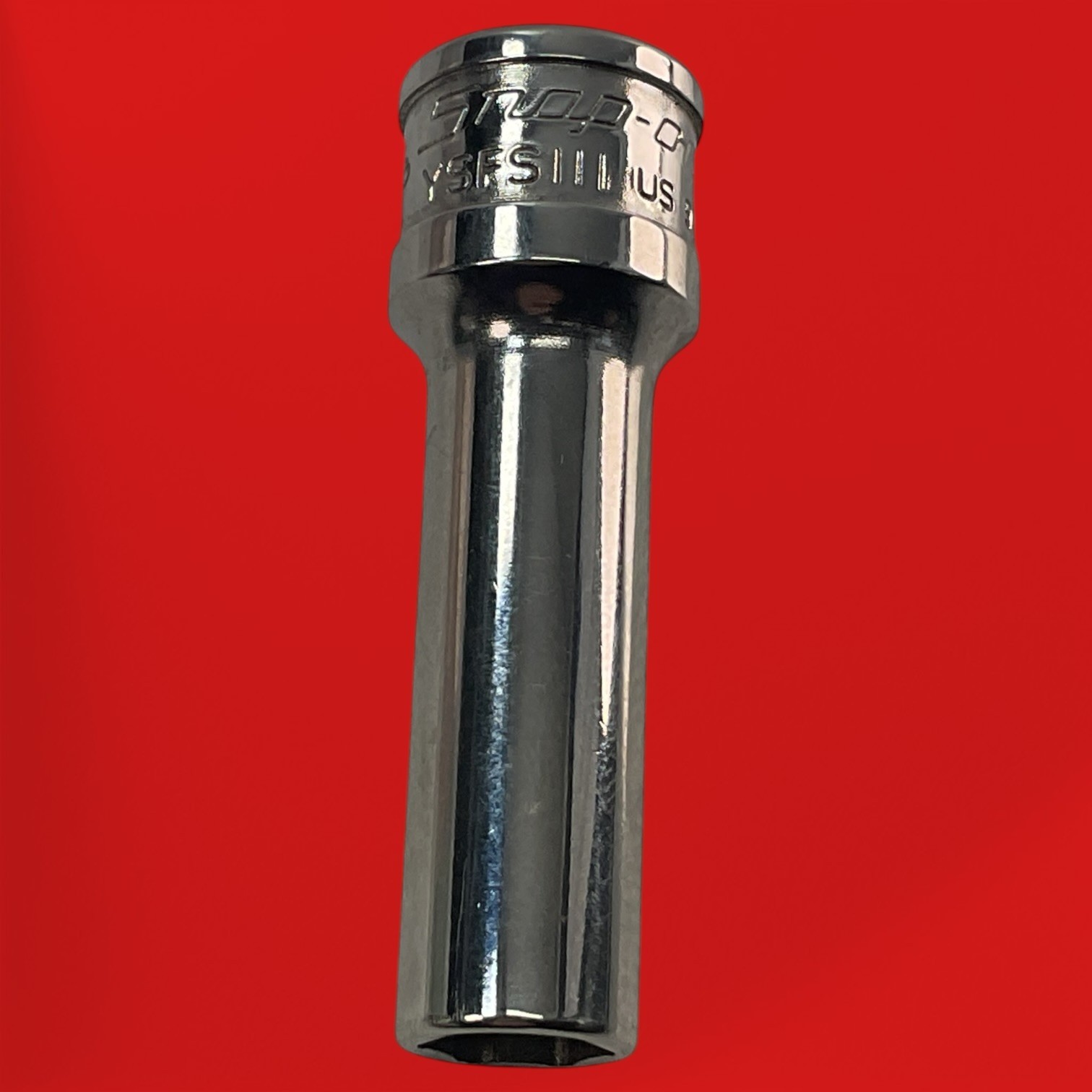 Snap-on Deep Socket 11/32″ 3/8″ Drive 6 Point YSFS111 Sold As Pictured Mechanic