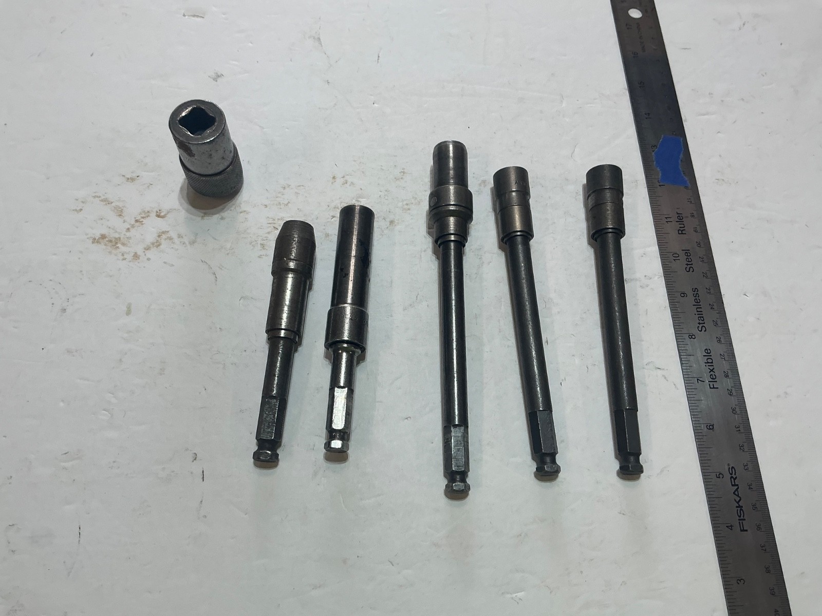 Apex 1/2″ drive to 7/16″ hex drive adapter & 5 asst sockets all for $35