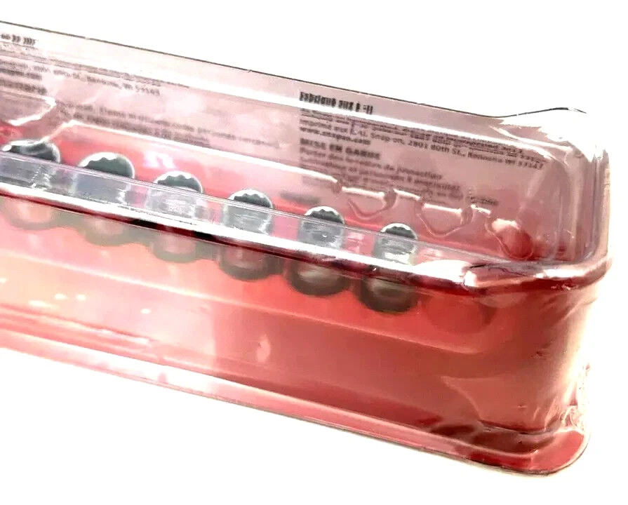 Snap-on 110TMDY 10pc 1/4″ Drive 3/16″ 9/16″ 12pt Shallow Chrome Socket Set NEW