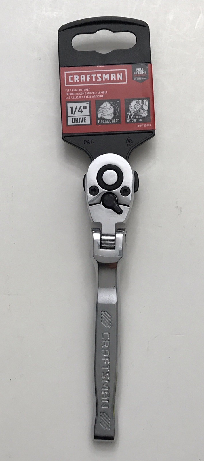 Craftsman 1/4” Drive Ratchet Flexible Head 72T CMMT99440 *NEW*