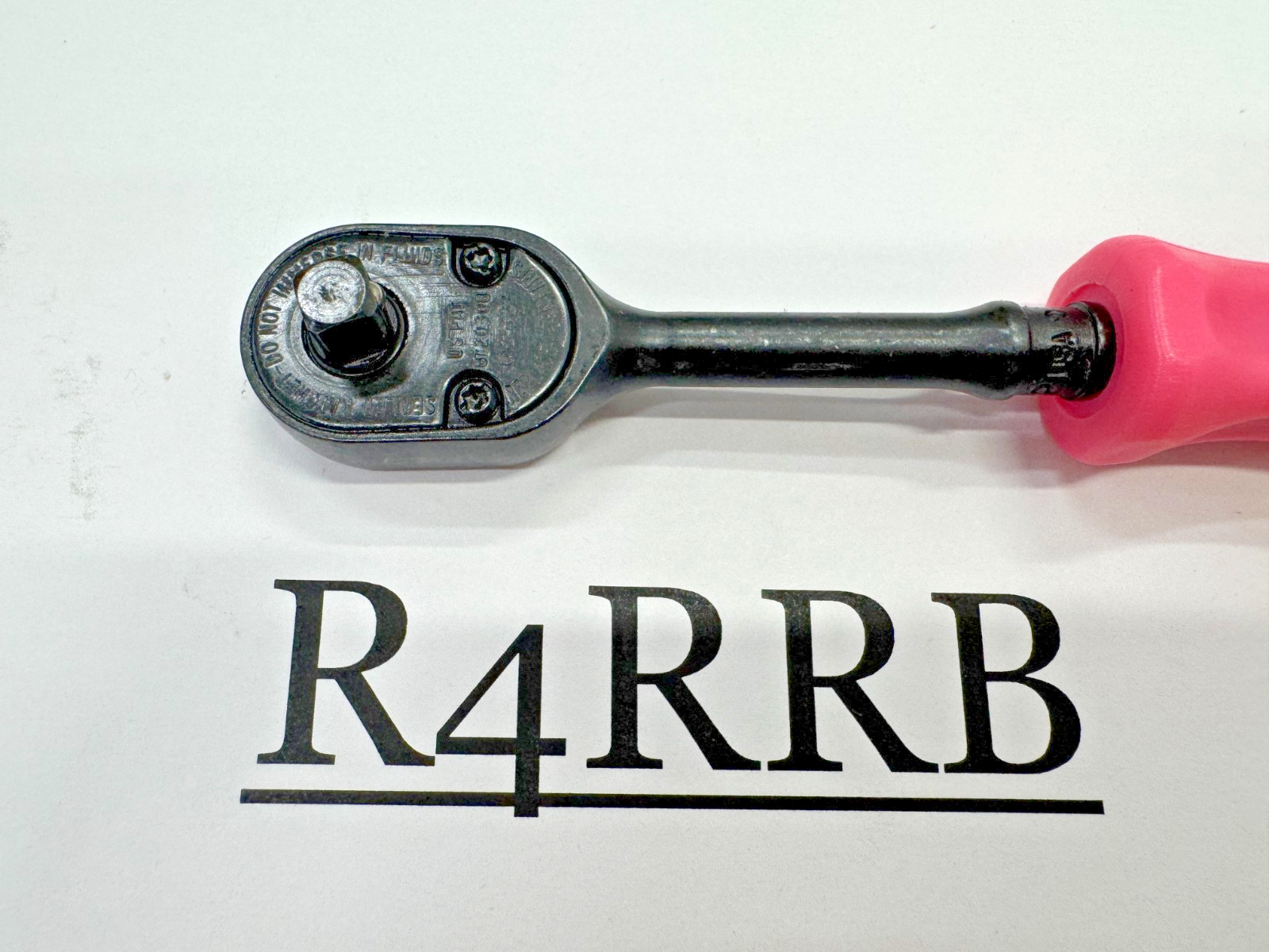 Snap-on Tools RARE GUY MARTIN PINK 1/4″ Drive Hard Grip Fixed Ratchet GTHLD72GUY