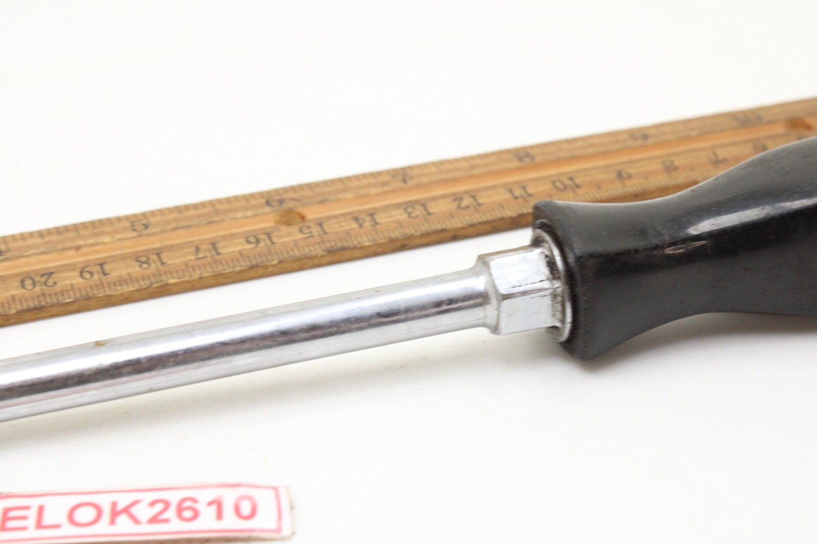 Unbranded 3/8″ x 8″ Slotted Black Hard Handle Screwdriver USA