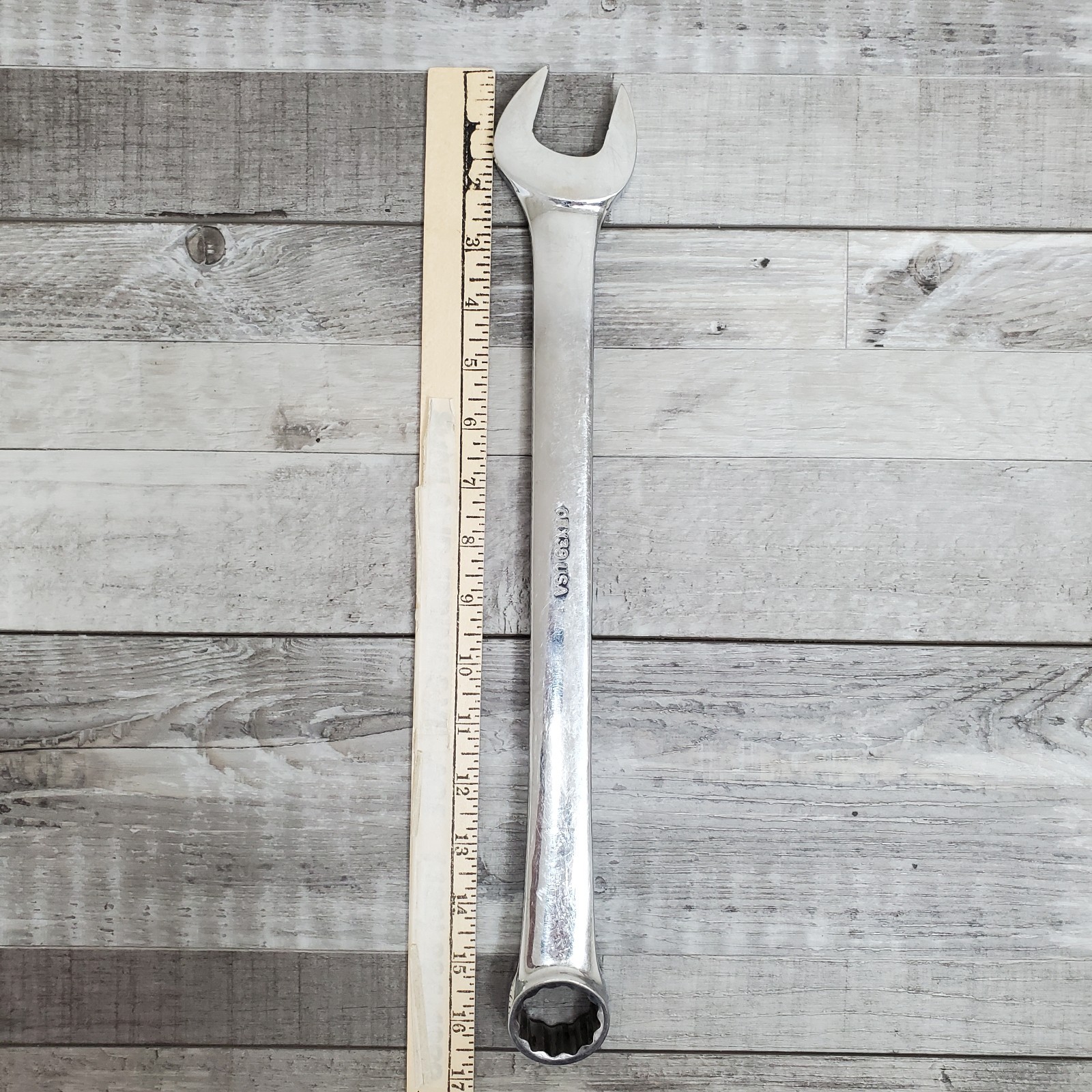 Snap On Tools OEX38 1 3/16” SAE 12 Point Flank Drive Combination Wrench USA