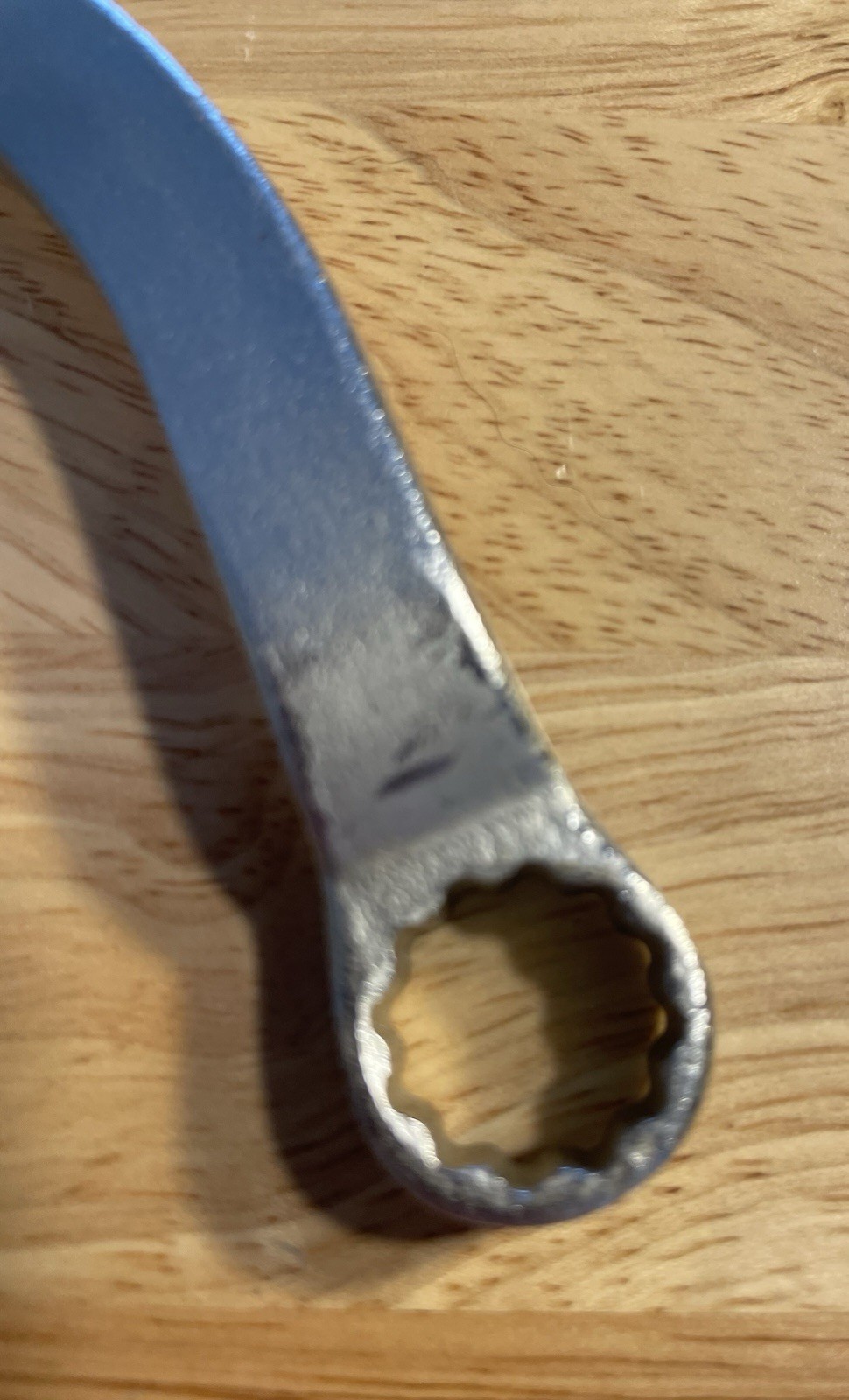 Snap-On Tools S9607 9/16″ 12-Point GM Door Hinge Curved S-Wrench USA
