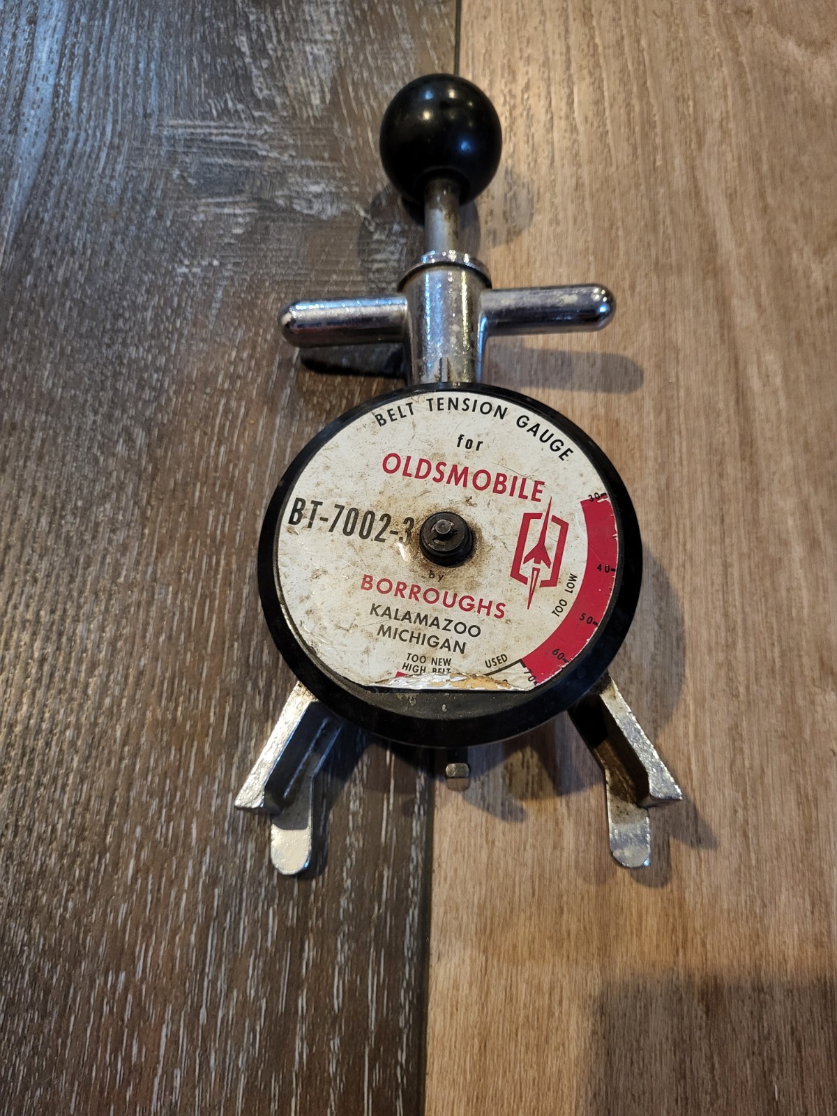 Vintage Belt Tension Gage for Oldsmobile BT-7002-3 Borroughs Kalamazoo MI