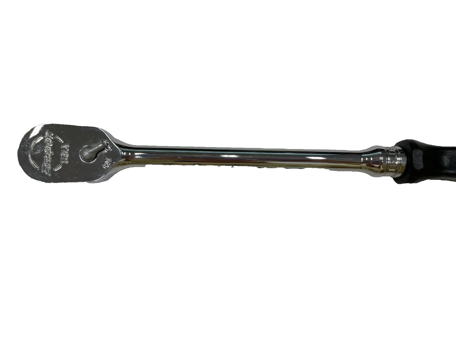 Snap-on 3/8″ drive BLACK Hard Handled Long Ratchet FHLD80 USA NEW