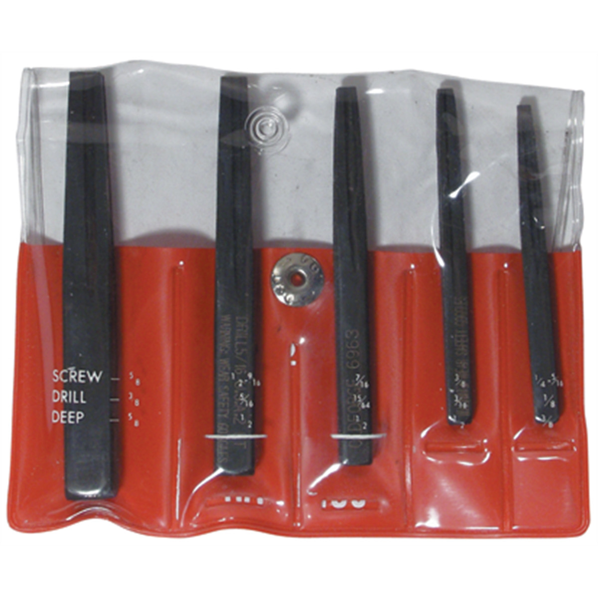Old Forge Tools 7332 5-Piece Fluted Type Screw Extractor Set