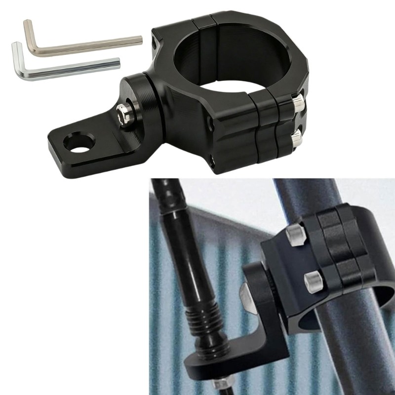 Round Bar Light Mount Bracket for UTV Vehicle Bar Setups Kit