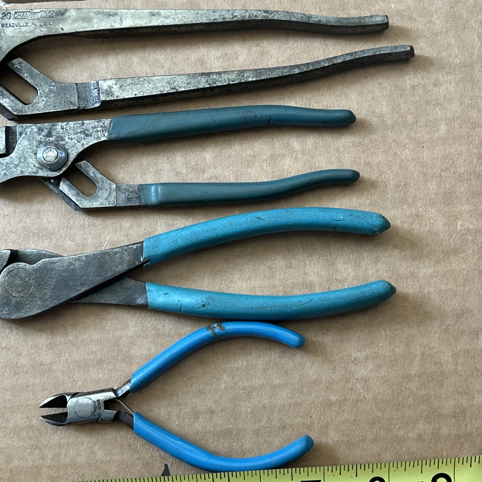 CHANNELLOCK 420 9” 426 6” Slip Joint Pliers 337 Angle Cutter & Japan Angle Snips