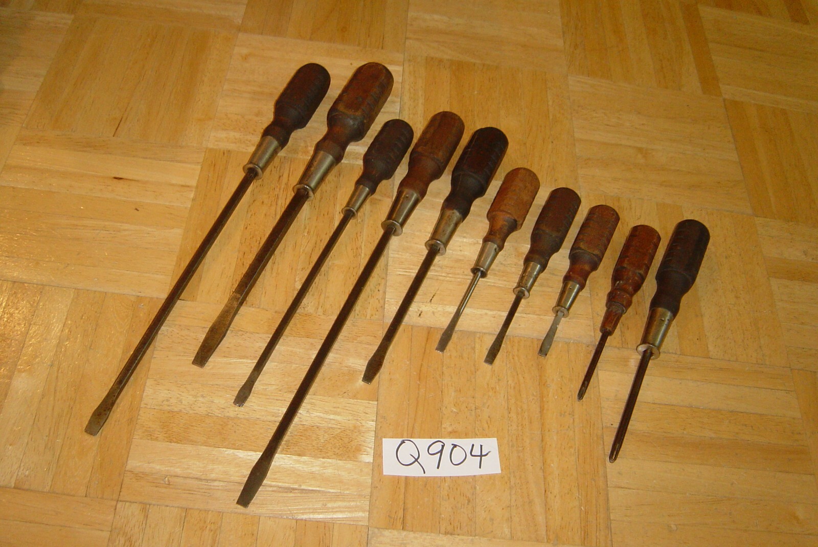 MAC TOOLS 10 PIECE WOODEN HANDLE MIXED SCREWDRIVER SET