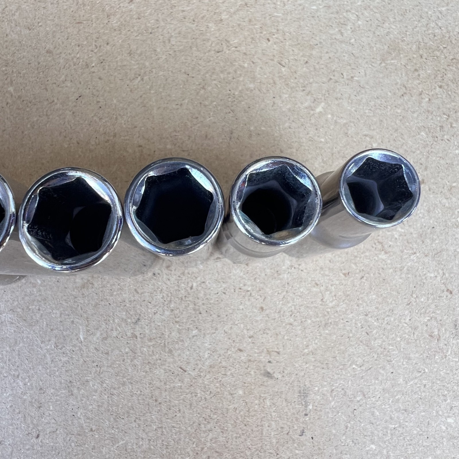 Craftsman 3/8″ Drive 11 Pc Metric Deep Socket Set 9mm-19mm 6 Pt -G2- USA NOS