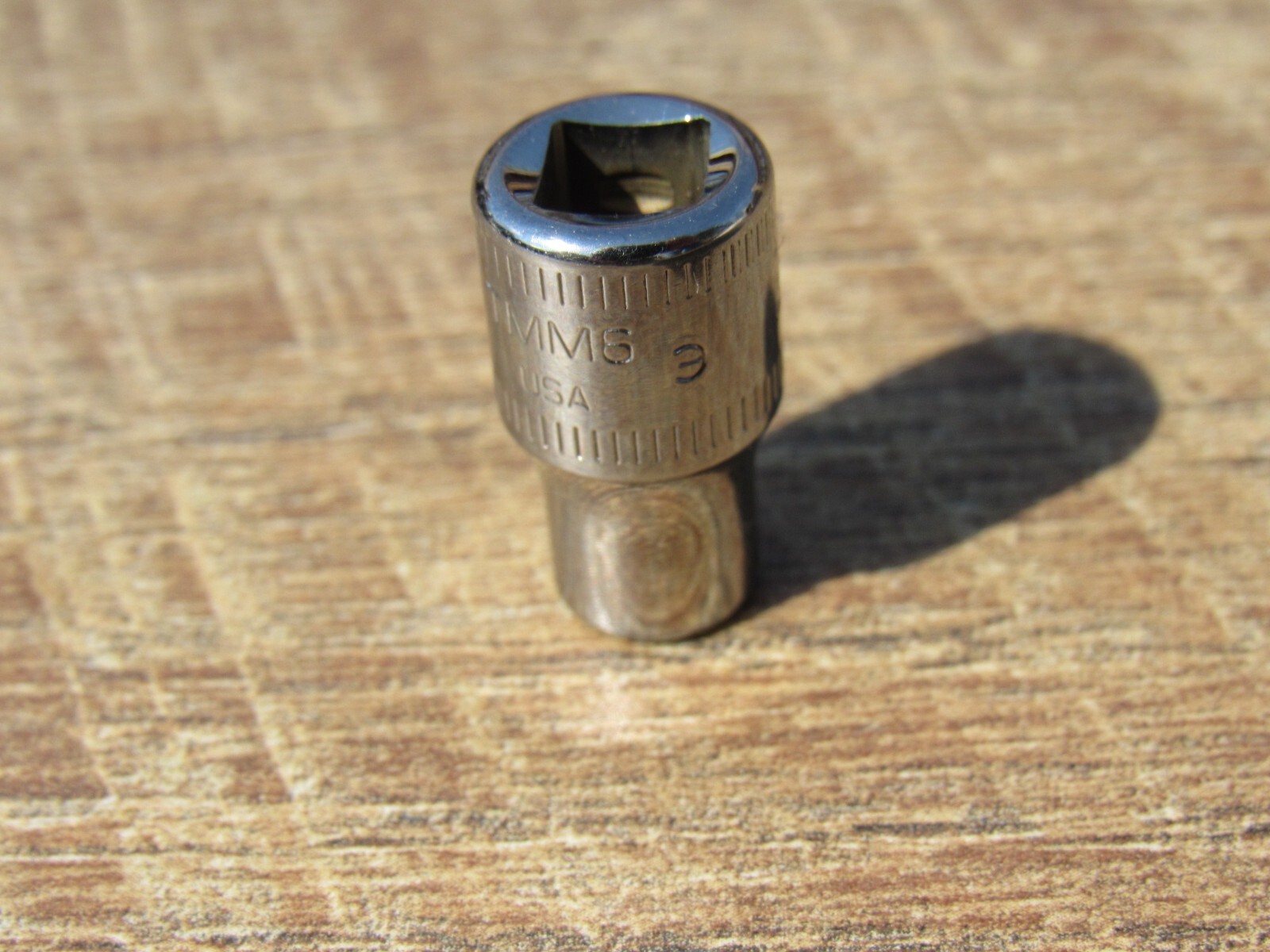 SNAP ON 6MM TMM6 1/4″ DRIVE METRIC 6 PT SHALLOW CHROME SOCKET 6 MM TMM NEW LOGO